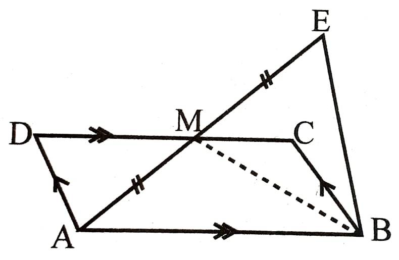 Area of triangle and parallelogram