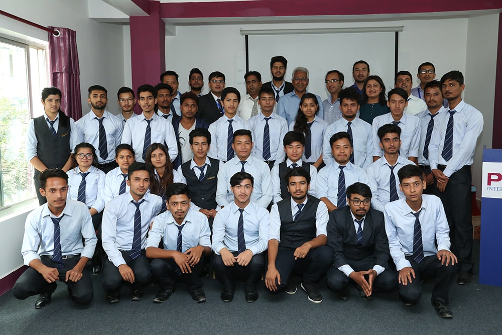 Padmashree int college - Students of BIT with VC in group picture-min